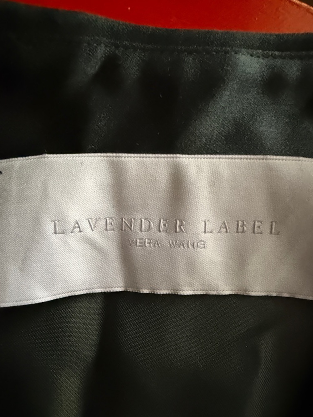 Lavender Label by Vera Wang Navy Blue Garment with White Label
